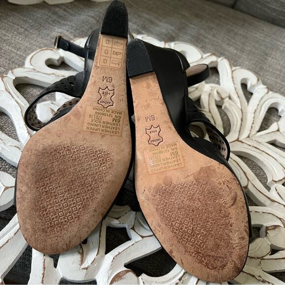 Tory Burch Wedge Heels Sandals Shoes Women’s 6 - Picture 10 of 10